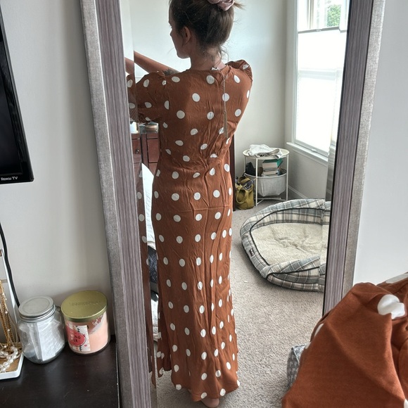 NWT polka dot maxi dress - Picture 2 of 3